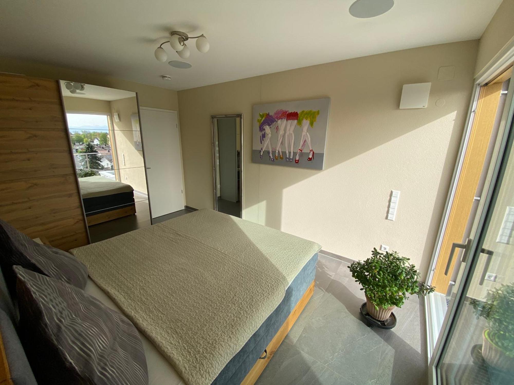 Penthouse-Appartement mit Alpenblick Friedrichshafen Exterior foto