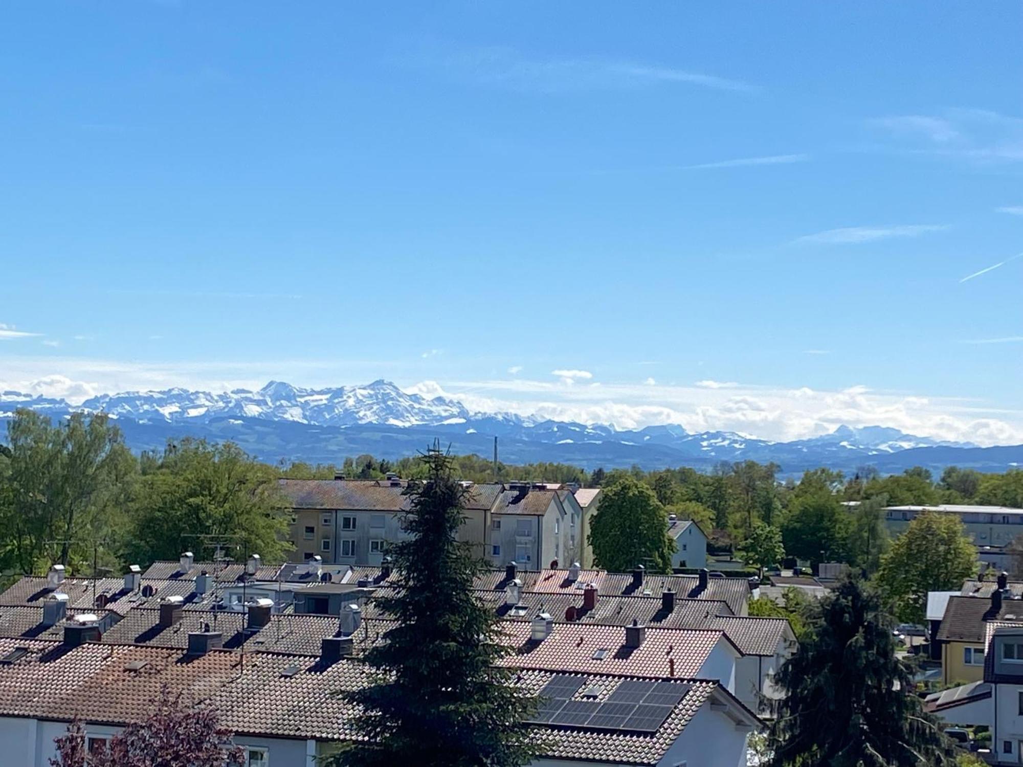 Penthouse-Appartement mit Alpenblick Friedrichshafen Exterior foto