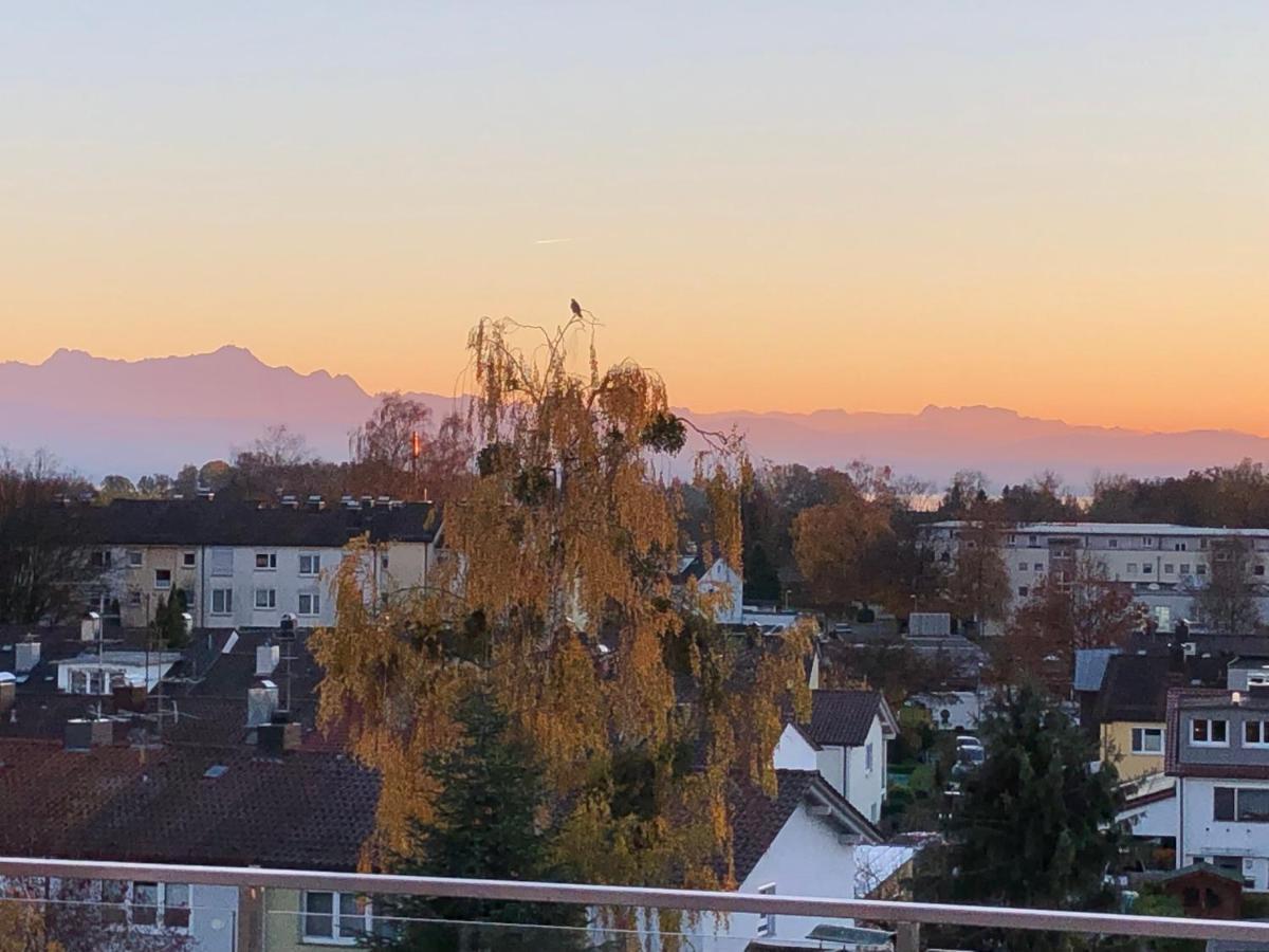 Penthouse-Appartement mit Alpenblick Friedrichshafen Exterior foto