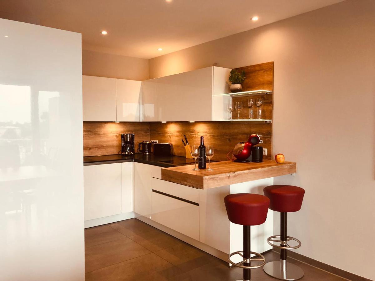 Penthouse-Appartement mit Alpenblick Friedrichshafen Exterior foto