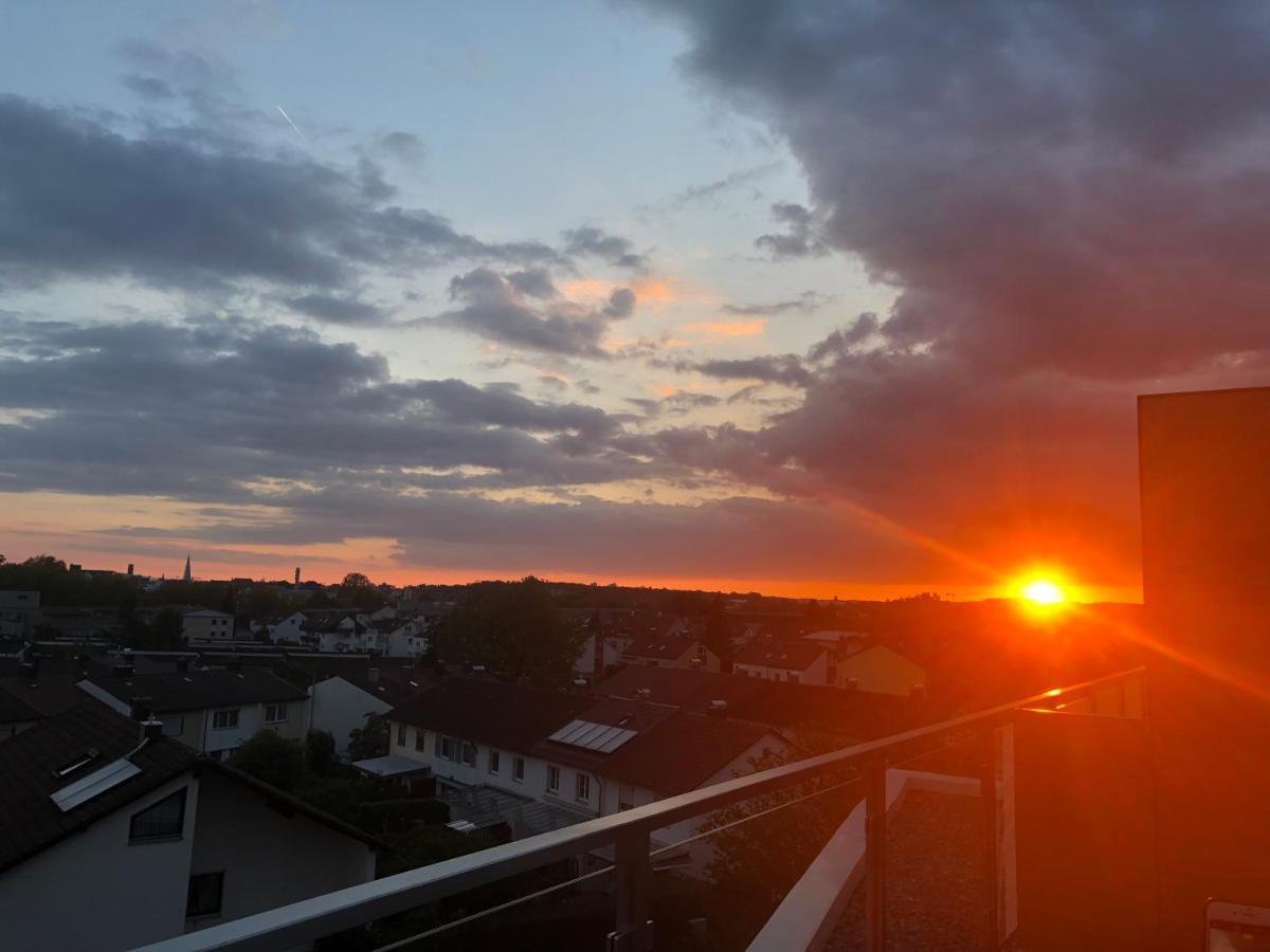 Penthouse-Appartement mit Alpenblick Friedrichshafen Exterior foto