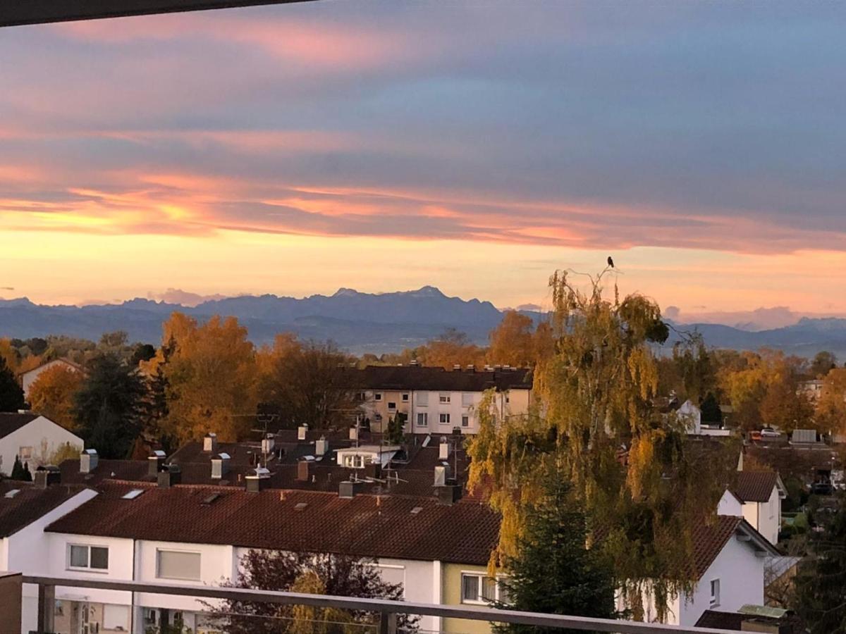 Penthouse-Appartement mit Alpenblick Friedrichshafen Exterior foto
